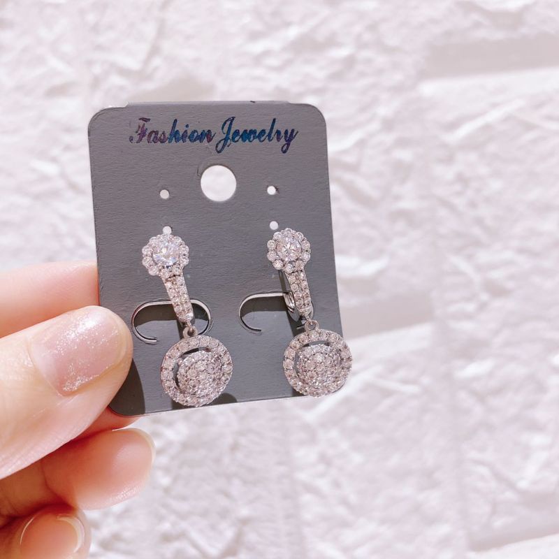 Anting Silver925 Perak mata kilau Premium Quality Anti karat anti alergi Starling silver mata kilau 27