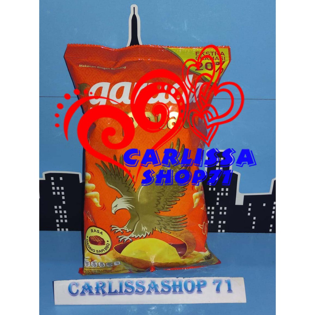 

Garuda O corn Sea Salt 96gr, Garuda Potato Bbq 60gr, Harga Terjangkau