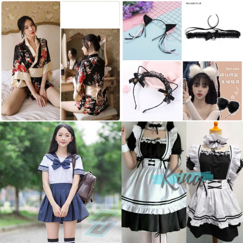 Rental Kostum Cosplay Maid//REZE