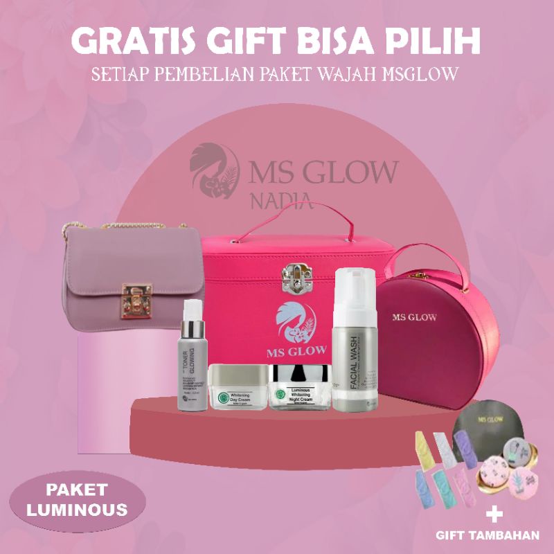 (FREE BOX/TAS) MS GLOW ORIGINAL LUMINIOUS