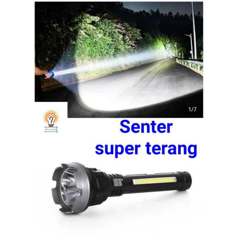 Senter COB USB Charging / Flashlight Senter Super Terang QB 1968 &amp; BL 830