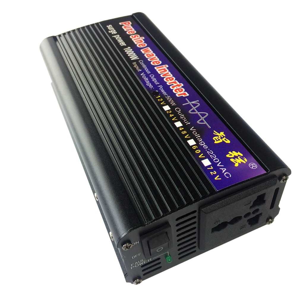 Taffware Car Power Inverter DC 12V to AC220V 1000W - NBQ1000W-Hitam