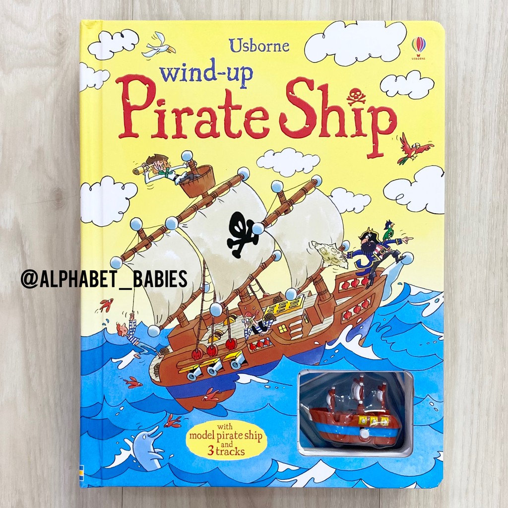 Usborne Wind Up Pirate Ship (with model Pirate Ship and 3 Tracks)