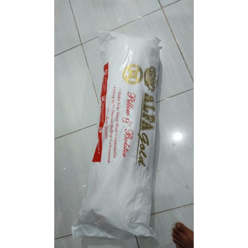 GULING PUTIH isi 900 gram - hollow siliconized fiber | Bantal Guling Hotel Jumbo