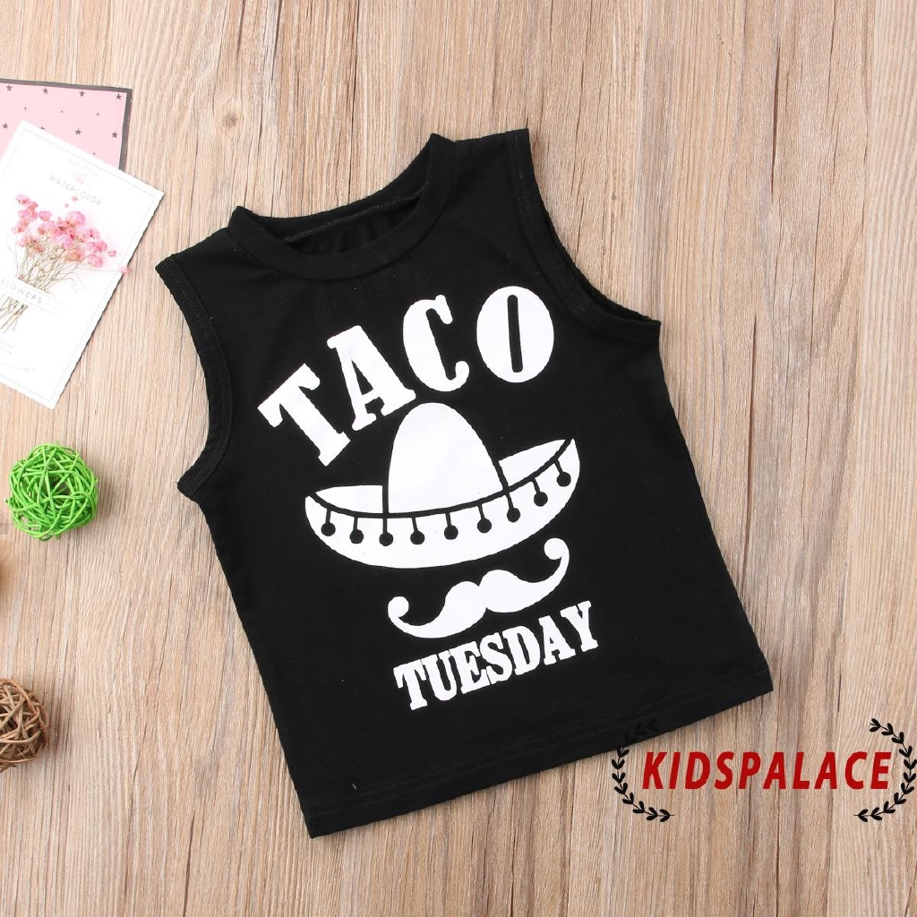 Ski Fashion Kids Boys Children Girls Vests Black Vest Cotton Summer Tank Top Shopee Indonesia