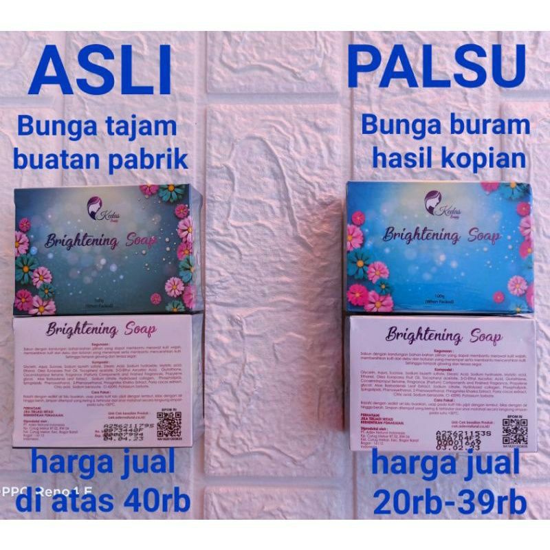 Promo COD Kedas beauty 100% asli sabun brightening and Whitening soap