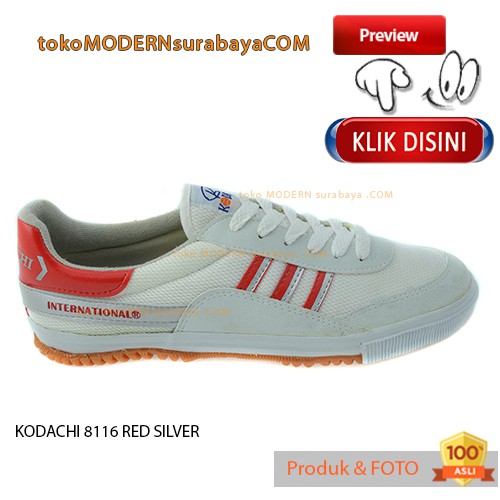 KODACHI 8116-RED-SILVER Sepatu Kets Olah Raga Badminton