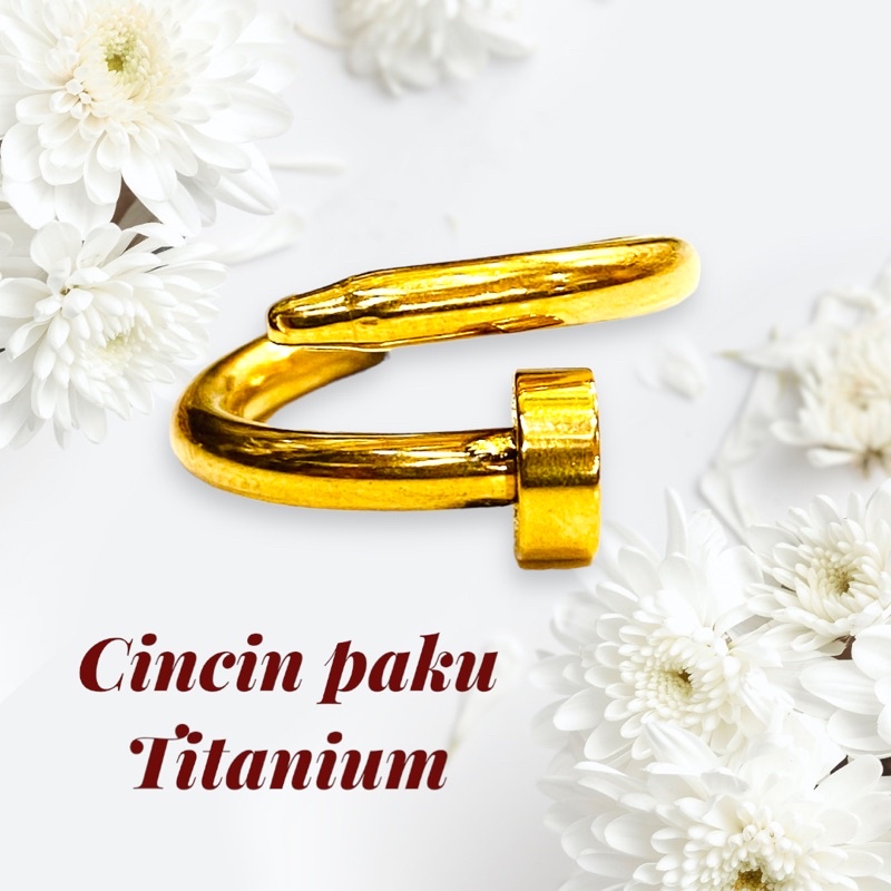 Cincin tangan wanita //cincin model paku//cincin//perhiasan fasion wanita