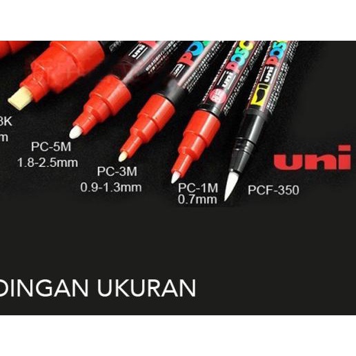 

♥ SPIDOL UNI POSCA MARKER 5M MEDIUM TIP (TIP 2.5MM WIDE) - Navy Blue ☈
