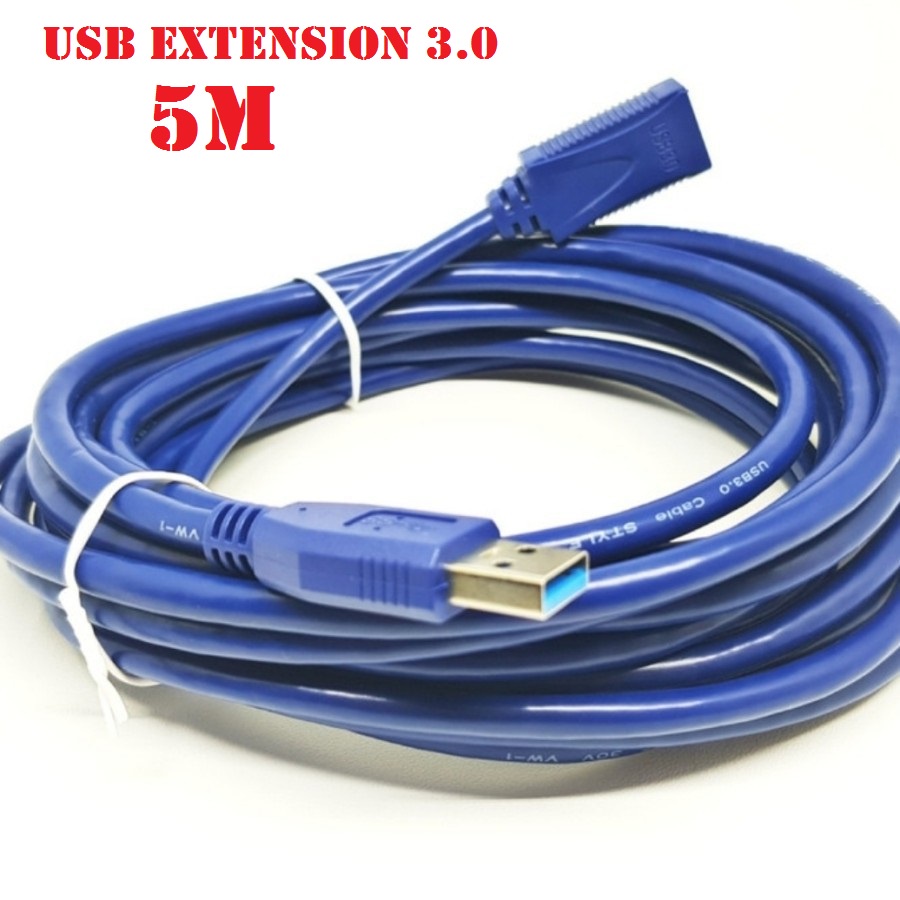 KABEL USB 3.0 EXTENSION 5M (PERPANJANGAN USB) MALE FEMALE 5 Meter