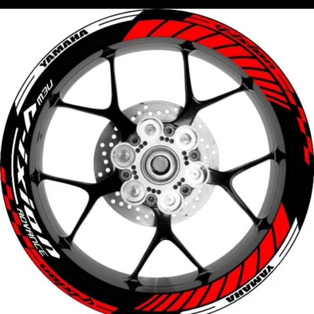 Stiker velg motor yamaha new vixion advance S3 utk velg ring 17 bisa custom all new vixion