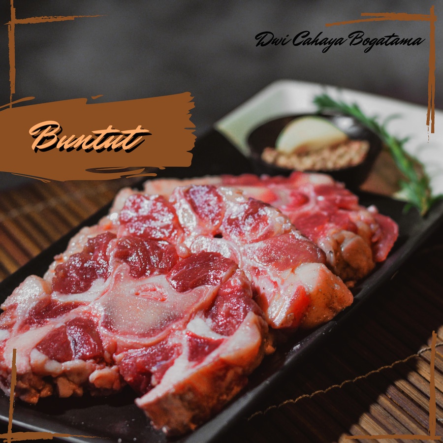 

Oxtail buntut sapi super center cut import aussie 1kg