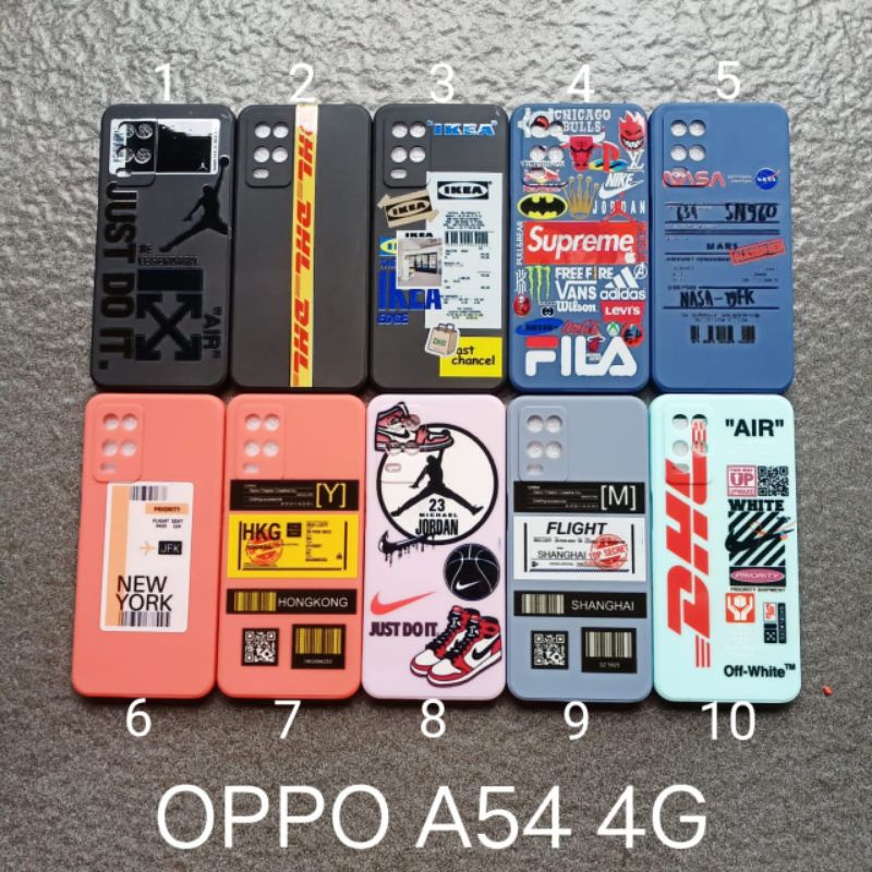 Soft case Oppo A54 motif gambar karakter cowok softsell softshell silikon cover