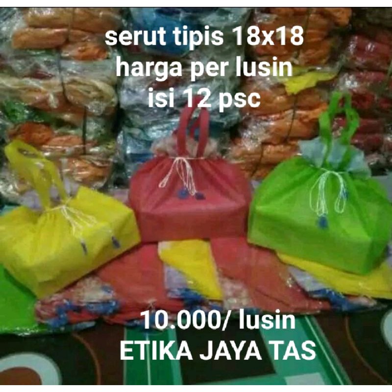 

tas hajatan serut tipis 18x18