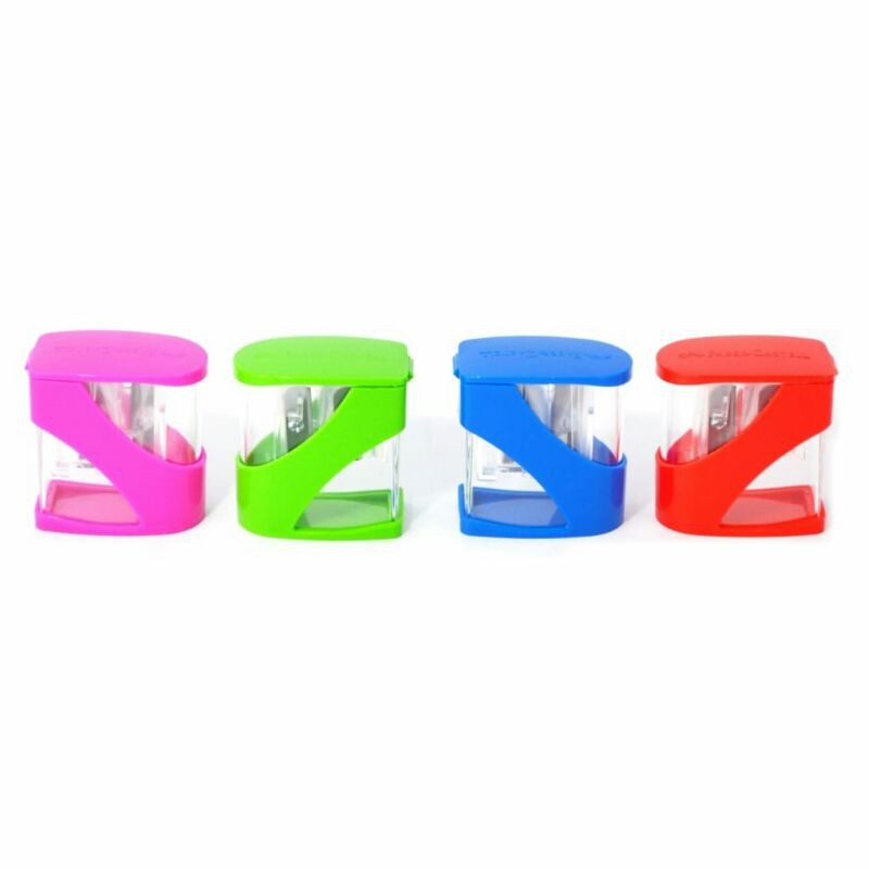 

Faber-Castell ZN Double Hole Sharpener (Red, Blue, Green, Pink)