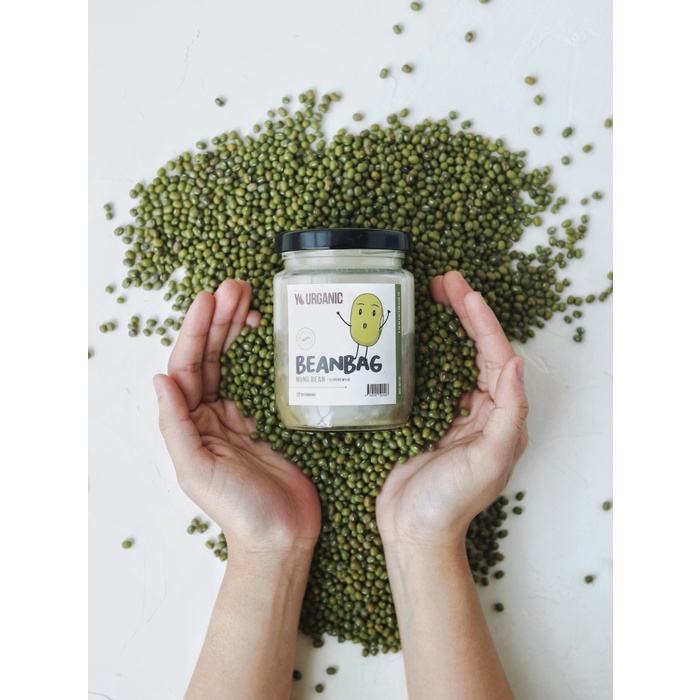 

⭐ COD ⭐ Yourganic Beanbag - Mung Bean + Almond Mylk (bubur kacang hijau + susu