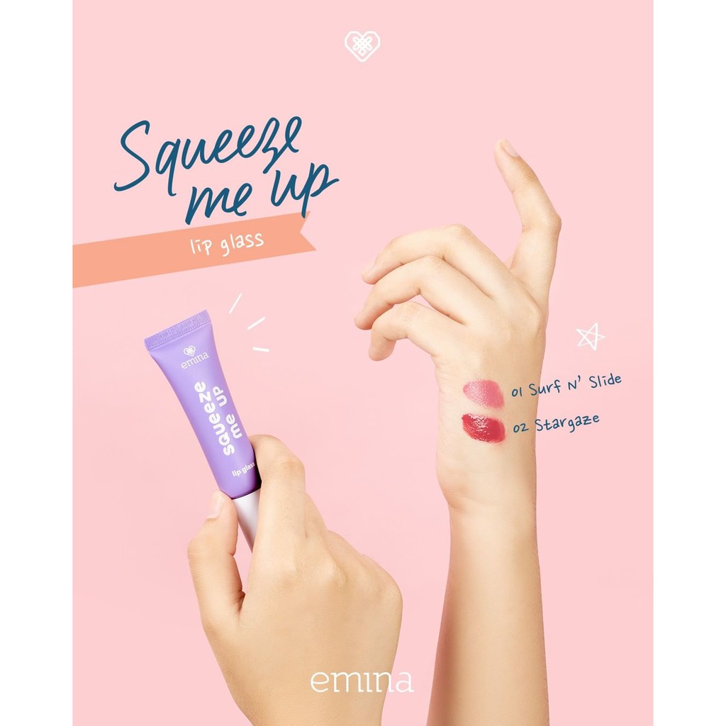 ✿ELYSABETHME✿ ˜”*°• emina •°*”˜. Emina Squeeze Me Up Lip Glass lipgloss