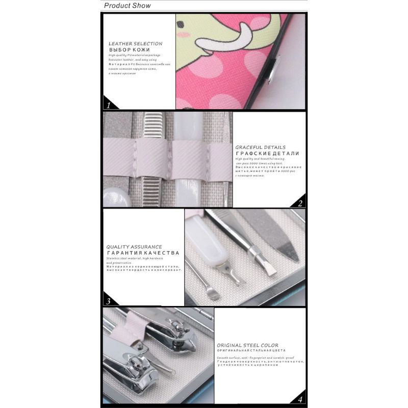 Menicure Pedicure set - Alat Gunting Kuku Dompet