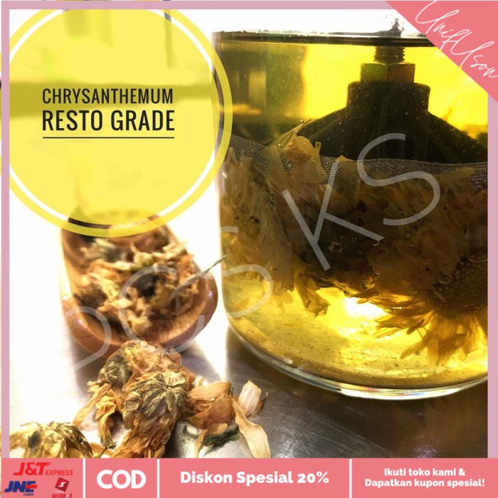 

⭐COD⭐ Teh Bunga Krisan Chrysant Natural Tea - Pereda Panas Dalam Enak Tidur - 500 gr
