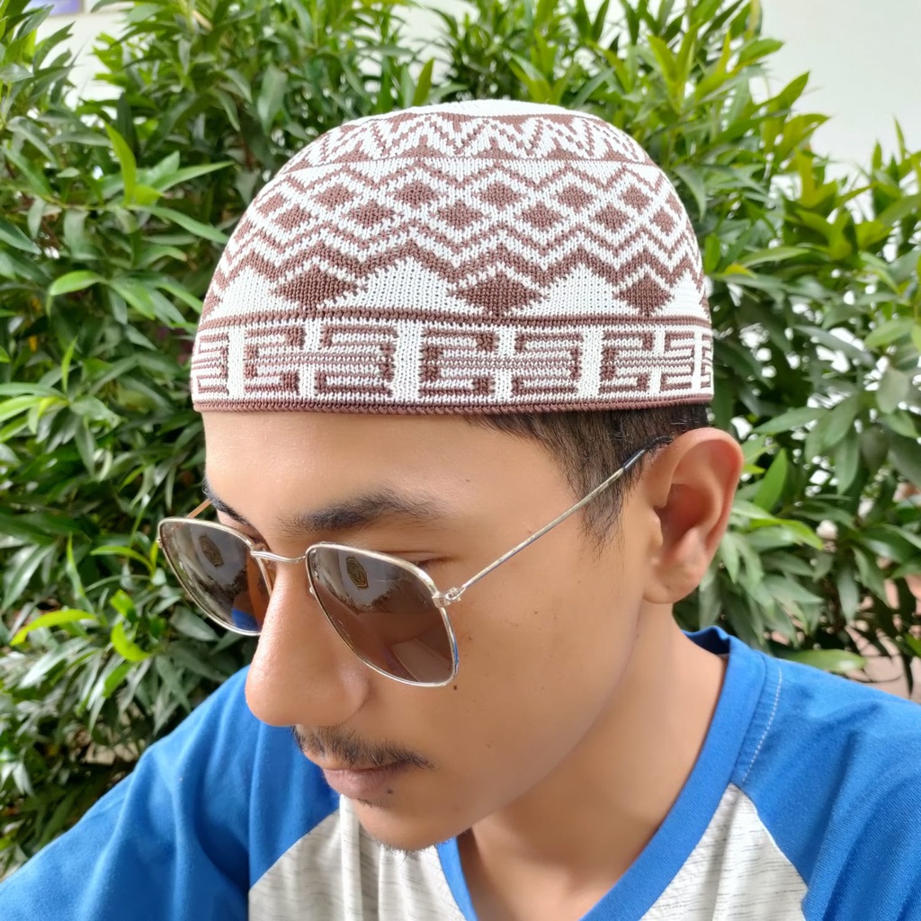 Peci Rajut Motif / Peci Haji / Peci Murah / Peci / Kopiah