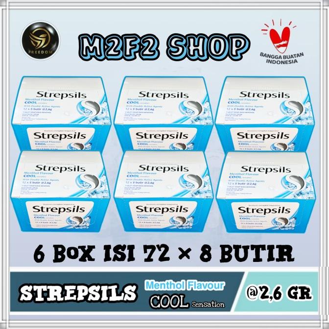 

Permen Strepsils Lozenges Cool Menthol | Biru - 249,6 gr (Harga 6 Box)