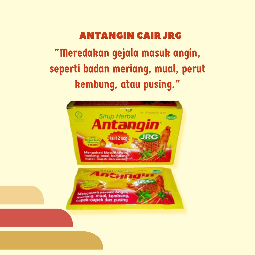 ANTANGIN CAIR SACHET 15 ML - MENGATASI MASUK ANGIN