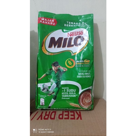 

MILO Refil 1kg dan 1,1 kg