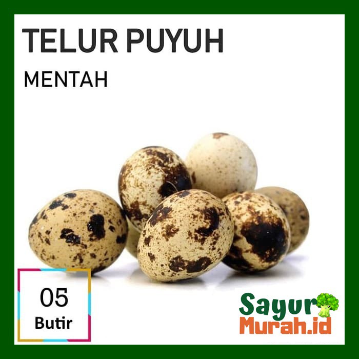 

TELUR PUYUH - MENTAH [5 Butir]
