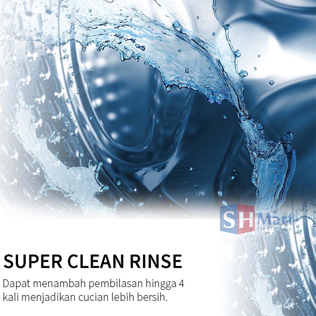 MESIN CUCI FRONT LOADING SHARP KAPASITAS 8,5 KG ES-FL1083W / ESFL1083W GARANSI RESMI