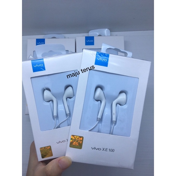 Headset Vivo XE 100 Original Stereo Bass earphone vivo xe100 with MIC Z1 Z1X Z1I Z1 PRO Z3 Z5 Z5X NEX NEX 2 X27 X27 PRO X30 X30 PRO