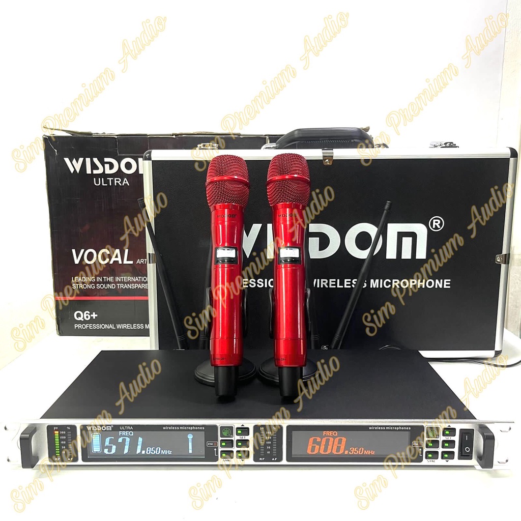Mic Wireless WISDOM ULTRA Q6 Original Ultra Q 6 wisdom ultra q6