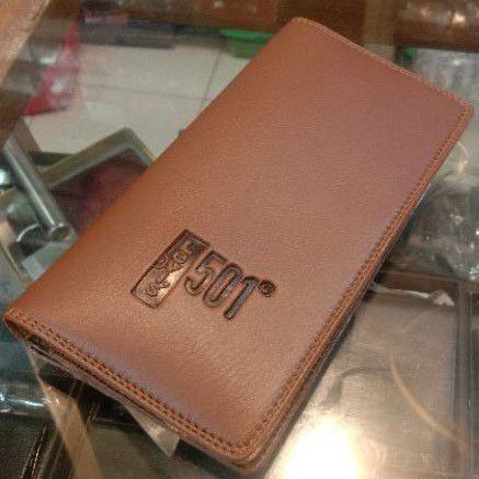 Dompet pria kulit lipat panjang harga murah / Dompet panjang kulit terlaris / Dompet pria Model baru