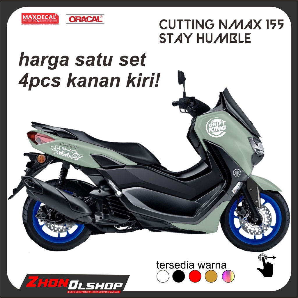 STIKER DRIFT TENGOKU FOR NMAX NEW STYLE CUTTING STICKER NMAX 2021-2022 STICKER DRIFT TENGOKU CUTTING