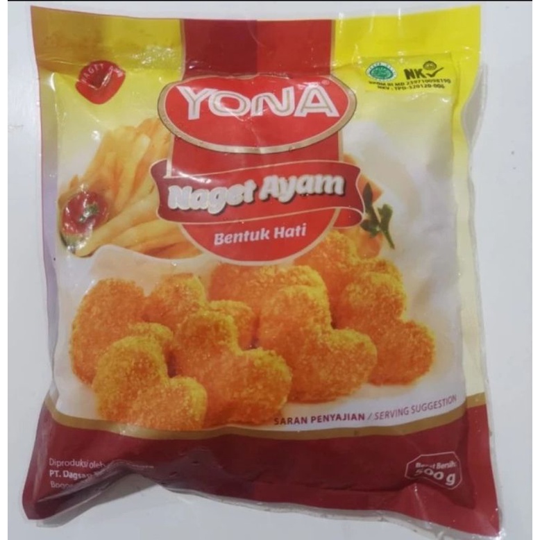 

Yona Nugget Hati 500g