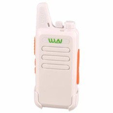 Paket Lengkap Walkie Talkie WLN HT Two-Way Radio - PUTIH ( ISI 2 PCS )-Batrai 1500 mAh