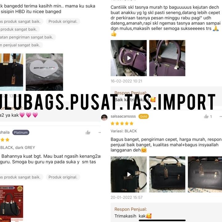 Stok terbatas.. LU61 tas ibu wanita hand handle bag pesta kondangan arisan guru kantor elegan brande