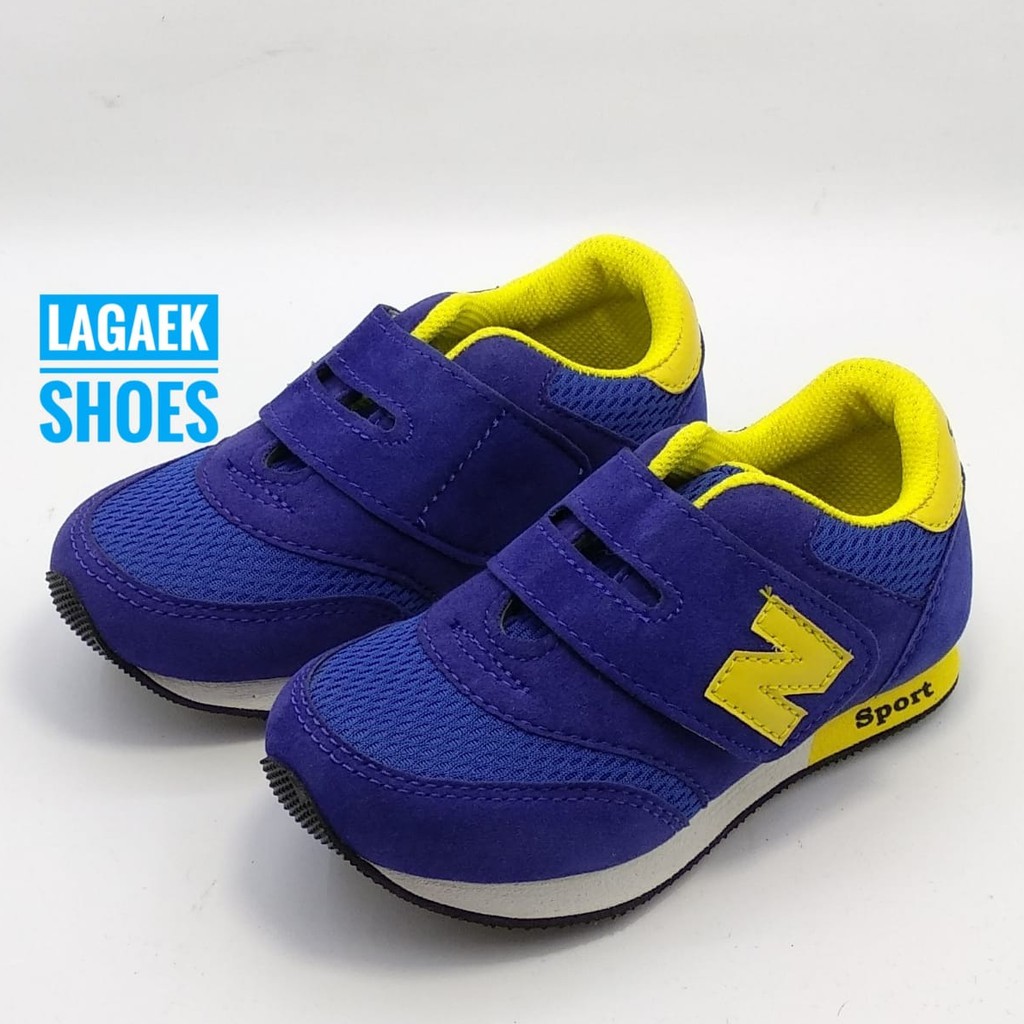 CUCI GUDANG Sepatu  Sport Anak  BIRU TUA Size 29 30 Sepatu  