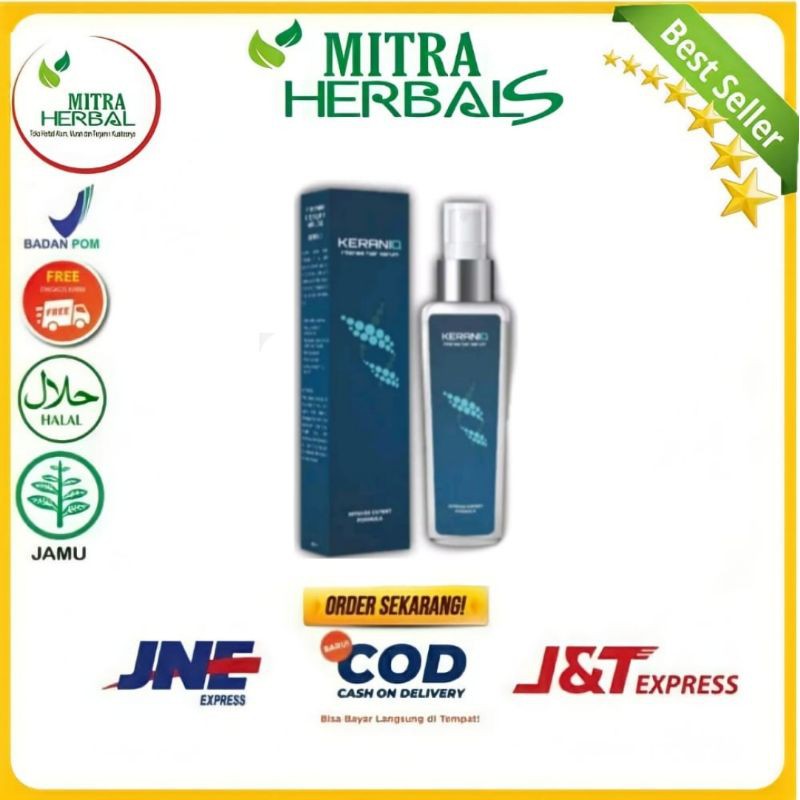 KERANIQ Hair Serum ORI Penumbuh Penyubur Rambut Original (isi 100ml) Asli BPOM