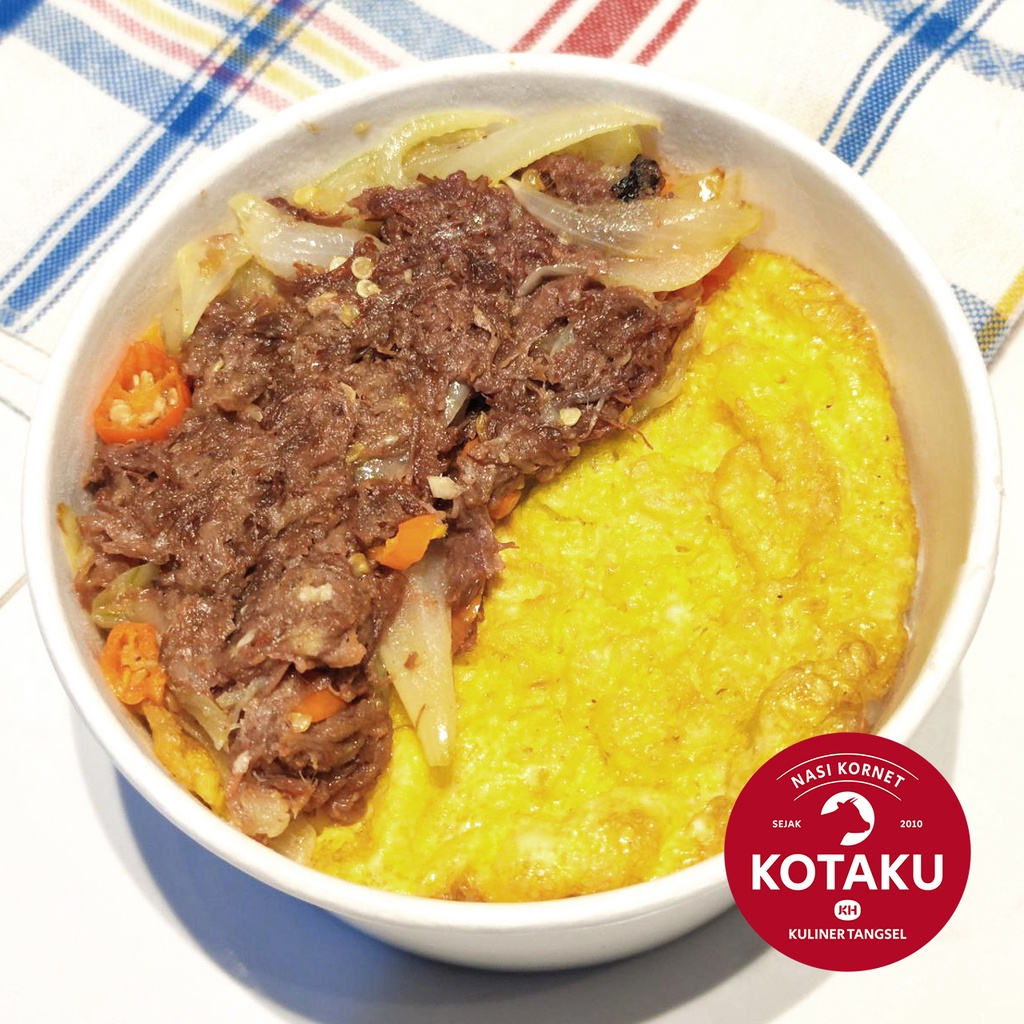 

Nasi Kornet Daging Kornet Rice Bowl Sapi Corned Beef Kotaku