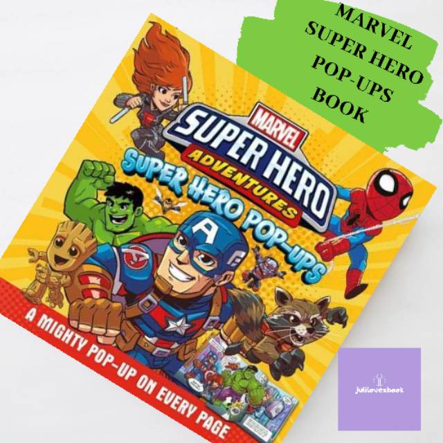 BUKU ANAK BERJUDUL MARVEL SUPER HERO POP-UPS BOOK