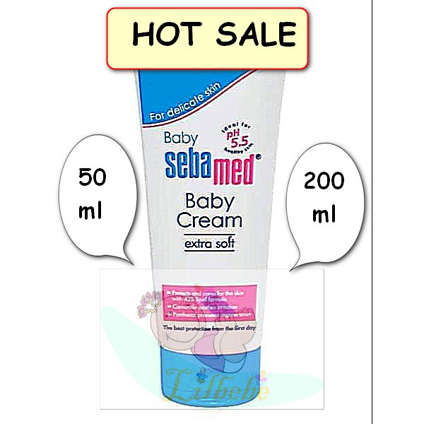 Sebamed Baby Cream Extra Soft 200ml 200 ml / 50ml 50 ml