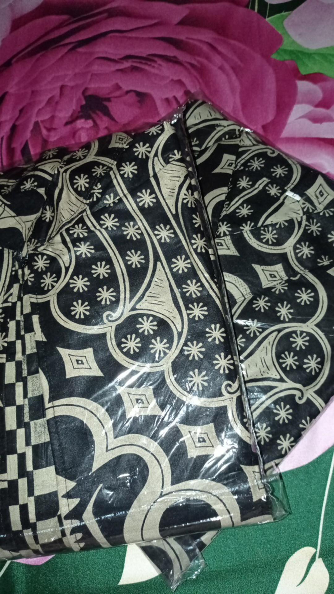 Batik Couple Jumbo Ld 110 Ld 120 Maura Sania Ruffle Ori Ndoro Jowi Dnt Size M L Xl Xxl All Size