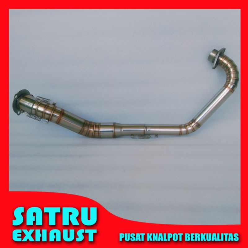 Pipa leheran knalpot CB150R lama old PNP silincer original Satria Fu full cacing stainless