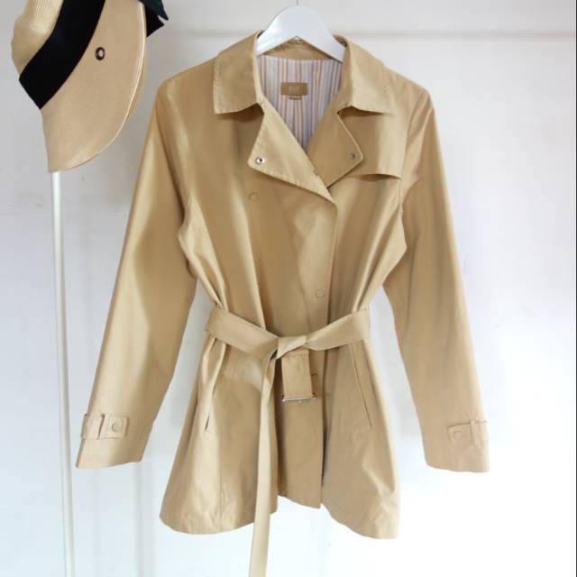 ELLE Sport Original Trench Coat Outdoor Jaket Preloved Second Branded