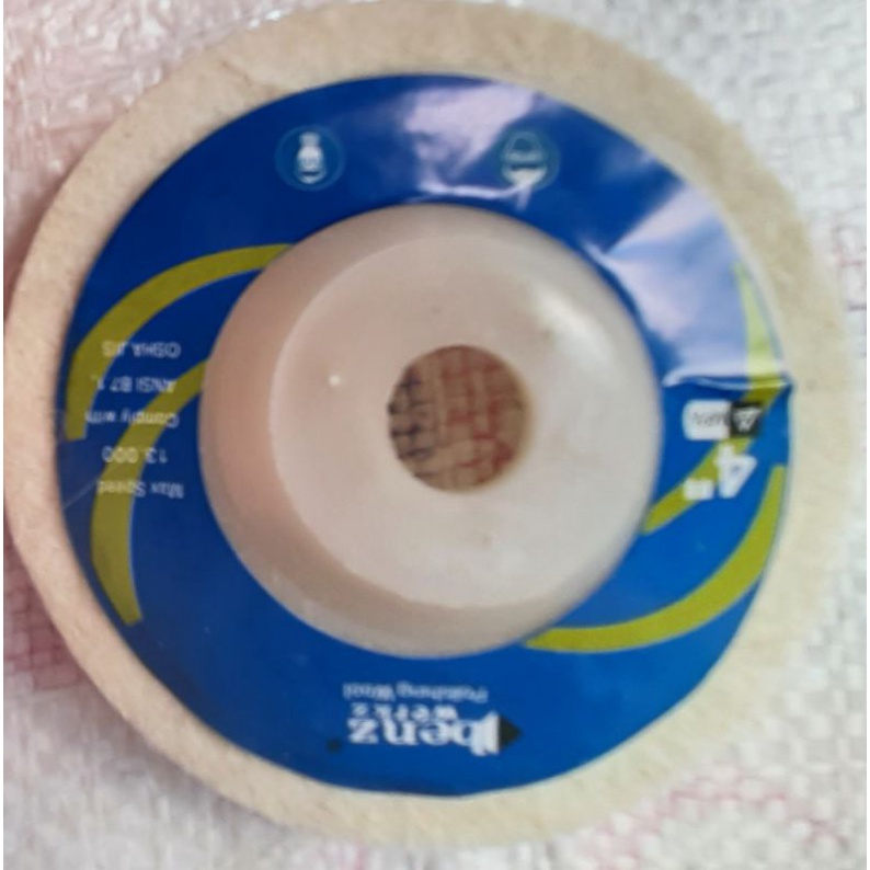 mata gerinda wool poles /polishing wool 4" /poles stainless