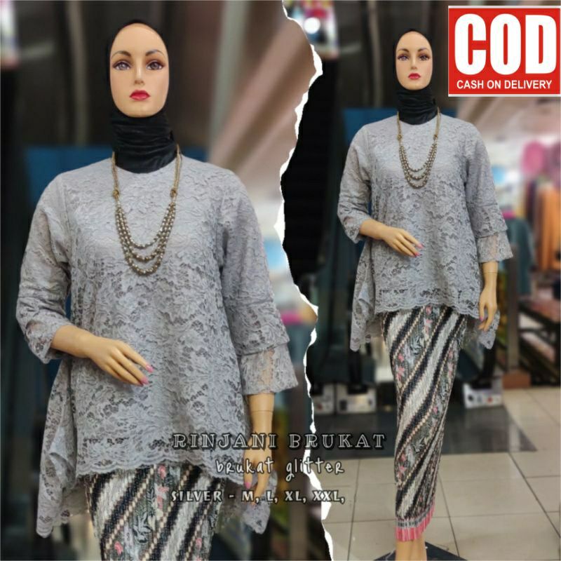 SET KEBAYA BRUKAT RINJANI KEBAYA BRUKAT KEBAYA MODERN KEBAYA WISUDA