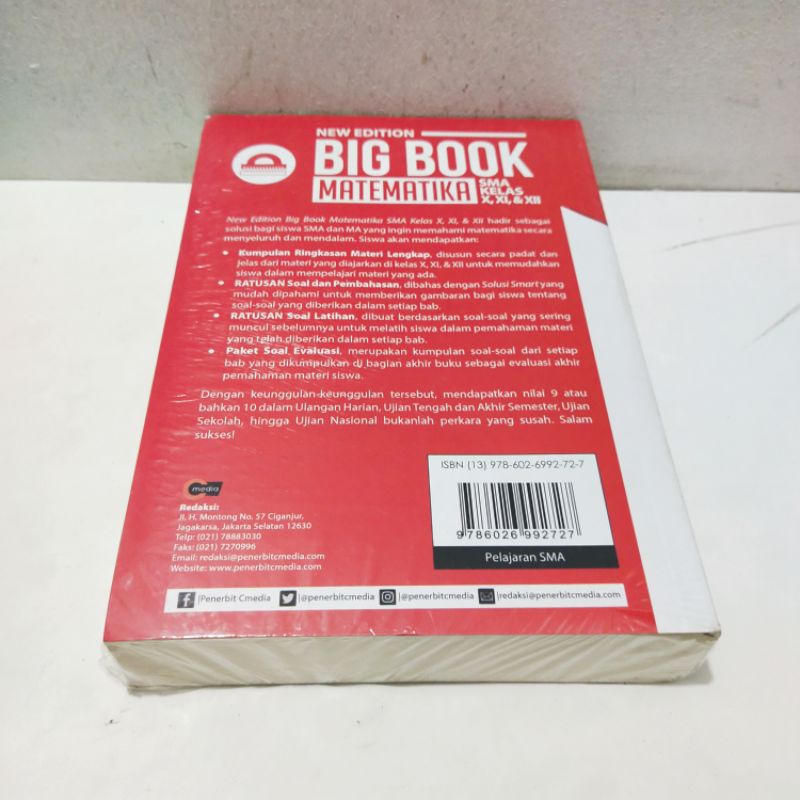 Buku Obral Super Murah - Buku BIG BOOK MATEMATIKA SMA KELAS X, XI, & XII-1