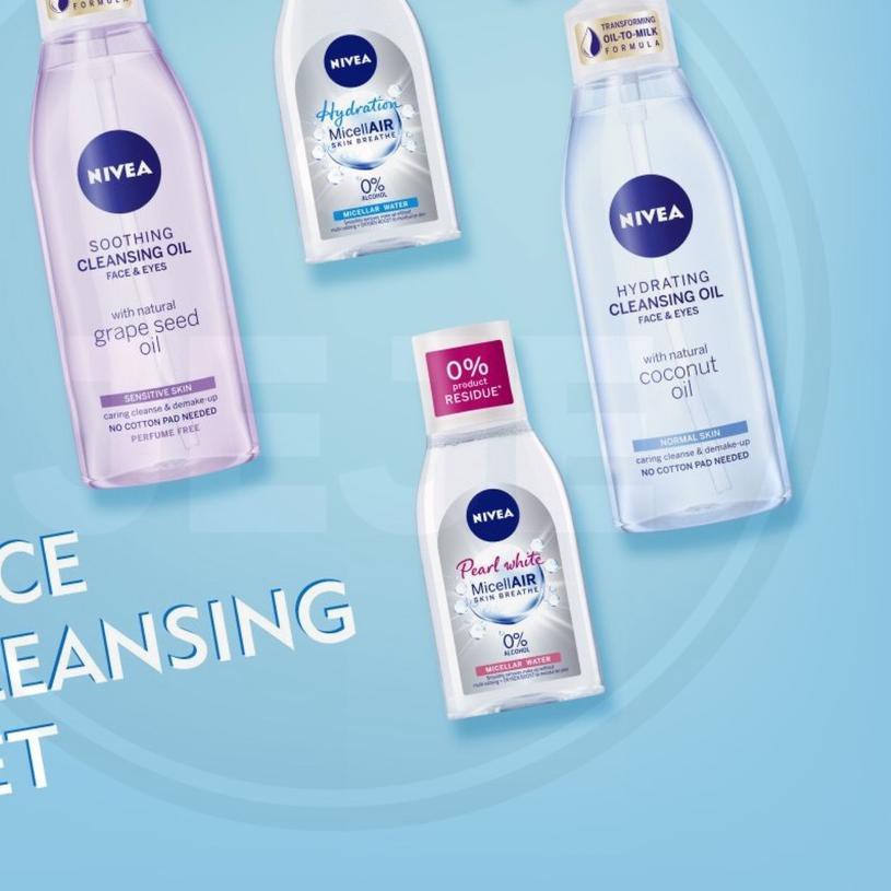 ➹ Nivea Cleansing Oil Hydrating with Coconut Oil / Soothing with Grape Seed Oil 150ml ❅