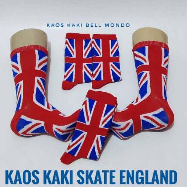 kaos kaki dewasa motif bendera inggris