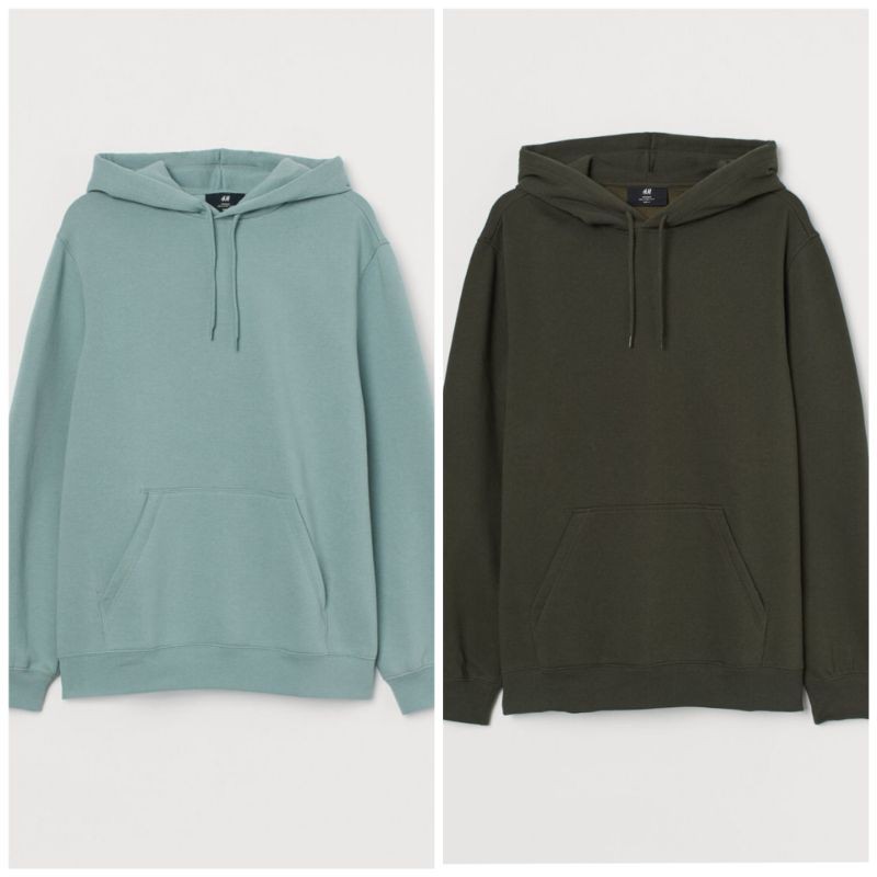 HnM Basic Hoodie H&M Cowok Men